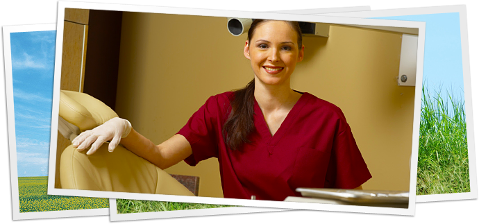 photo of dental assistant